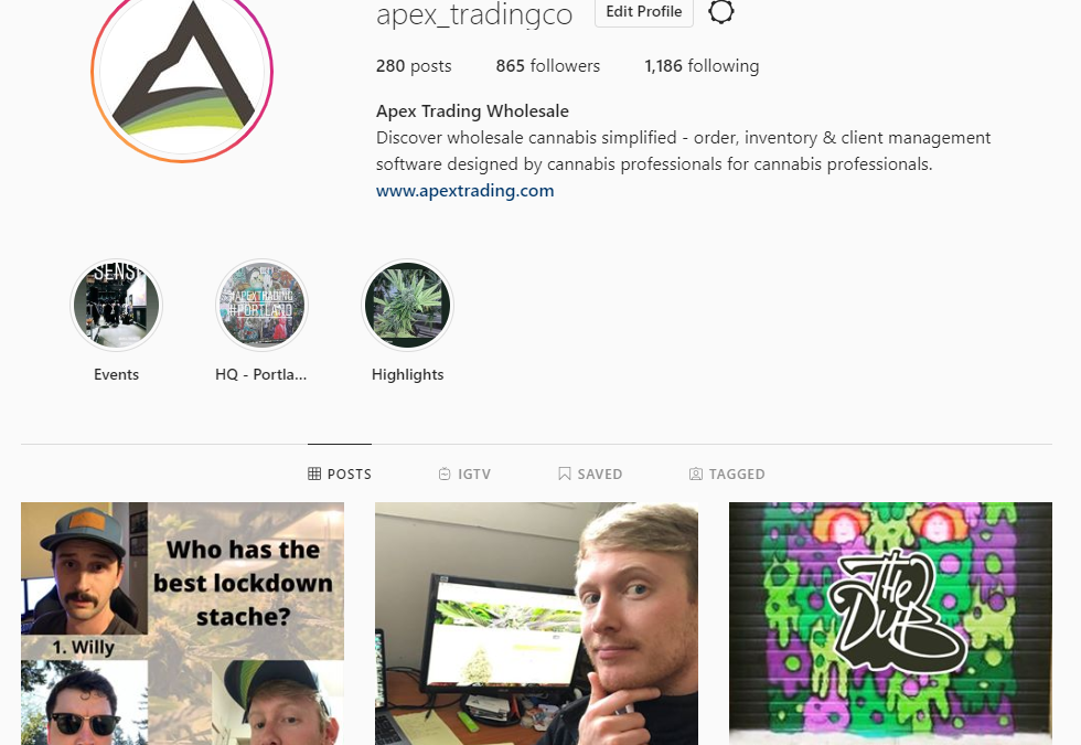 Instagram for cannabis